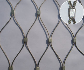 7*19 Stainless Steel Ferrule Anti-falling mesh For Shopping Market/Mall/Store